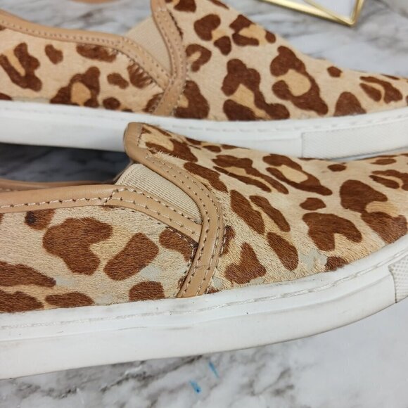 SPLENDID women's Seaside Calf Hair Slip-On Sneakers Animal size 7.5 - Picture 8 of 13